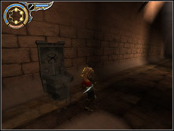 Return under the wall with two relieves - The Lower City Rooftops - Walkthrough - Prince of Persia: The Two Thrones - Game Guide and Walkthrough