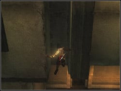 Jump down to the floor near the fountain - The Upper City - Walkthrough - Prince of Persia: The Two Thrones - Game Guide and Walkthrough
