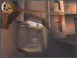 Kill the charging Thrall, and then turn to the left - The Promenade - Walkthrough - Prince of Persia: The Two Thrones - Game Guide and Walkthrough