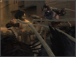 You are entering the town for the third time - The King's Road - Walkthrough - Prince of Persia: The Two Thrones - Game Guide and Walkthrough