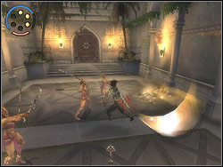 You will be divided from Farah accidentally - The King's Road - Walkthrough - Prince of Persia: The Two Thrones - Game Guide and Walkthrough