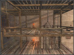 Move to the left, to the front corner of the platform - The Middle Tower - Walkthrough - Prince of Persia: The Two Thrones - Game Guide and Walkthrough