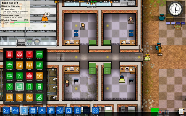 Prison architect кухня