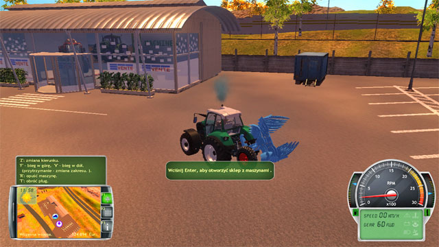 Take the tractor and plows to the machine store. - The third season - The Career Mode - Professional Farmer 2014 - Game Guide and Walkthrough