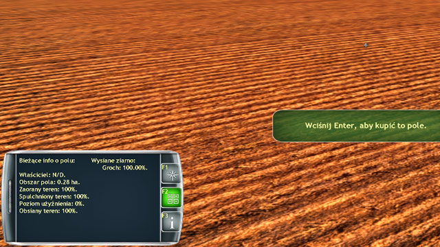 Buy the fourth field, It is a good idea to buy fields that have already been plowed and seeded. - The third season - The Career Mode - Professional Farmer 2014 - Game Guide and Walkthrough