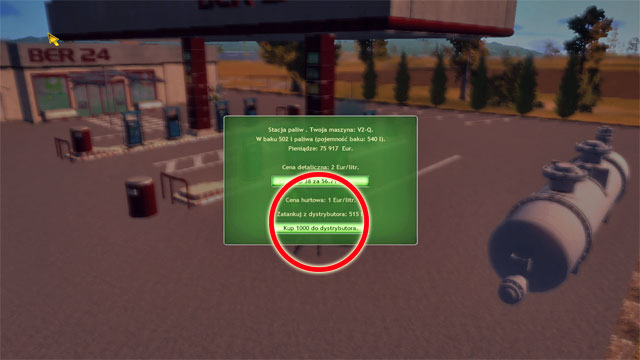 At the petrol station, you can buy fuel, in bulk, for the tanks at the farm. - Buildings on the minimap - Elements of the game - Professional Farmer 2014 - Game Guide and Walkthrough
