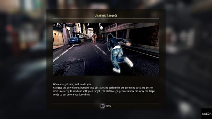 Chases are a new feature of Judgment - Pursuits in Judgment - A detectives work - Judgment Guide