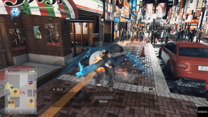 After the cut-scenes, you will take control of the main character - Takayuki Yagami - Prologue | Judgment Walkthrough - The main storyline - Judgment Guide