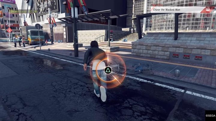 Time to chase the Masked Man who stole your phone - Chapter 2 Beneath the Surface | Judgment Walkthrough - The main storyline - Judgment Guide