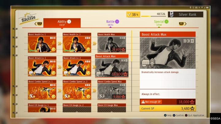 Almost every skill in the Ability tab is useful - What skills are the best in Judgment? - FAQ - Judgment Guide