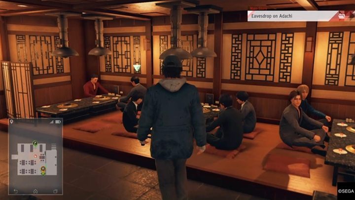 After the cutscene, talk with a receptionist - Chapter 6 Collusion | Judgment Walkthrough - The main storyline - Judgment Guide