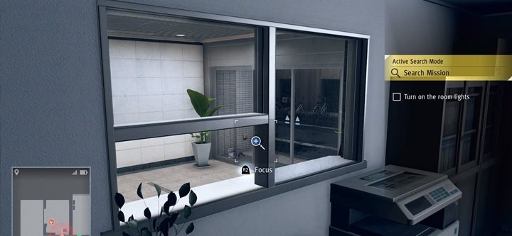 The fifth cat will be found during the Search Mode and Turn on the room lights objective - Cats meowing - list of in Judgment - Side activities - Judgment Guide