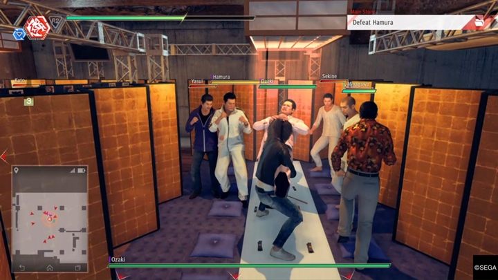 You will enter inside where after the cutscenes you will have to defeat Hamura and his men - Chapter 8 A Broken Bond | Judgment Walkthrough - The main storyline - Judgment Guide