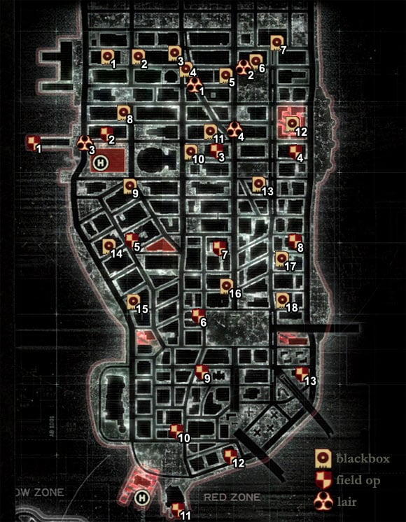 1 - Maps of New York | Secrets - Secrets - Prototype 2 Game Guide