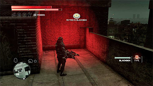 You can find the body on the buildings rooftop, in a small alley - Green Zone - p. 1 | Secrets - Secrets - Prototype 2 Game Guide