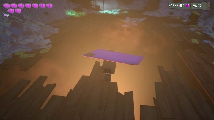 The letter is hidden in one of the shelves - Psychonauts 2: Crullers Correspondence - walkthrough - Walkthrough - Psychonauts 2 Guide