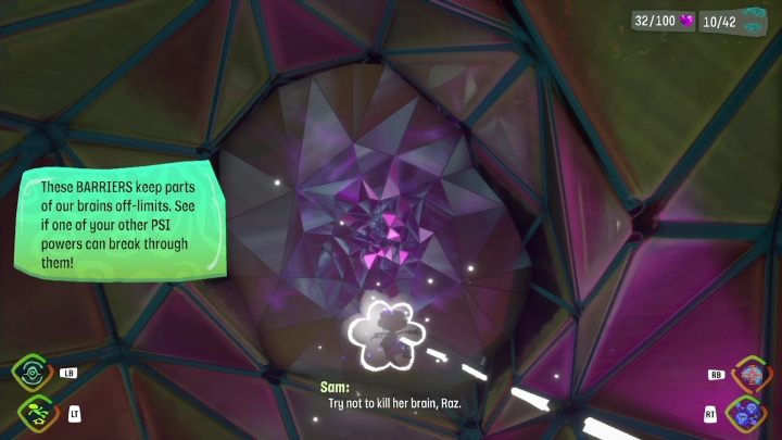 Keep going with the same train of thought - Psychonauts 2: Lady Luctopus Casino - walkthrough - Walkthrough - Psychonauts 2 Guide