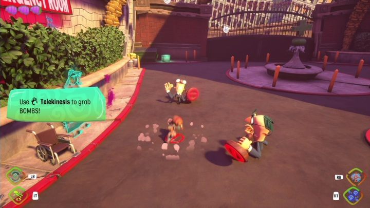 You'll start next to the hospital - Psychonauts 2: Lady Luctopus Casino - walkthrough - Walkthrough - Psychonauts 2 Guide