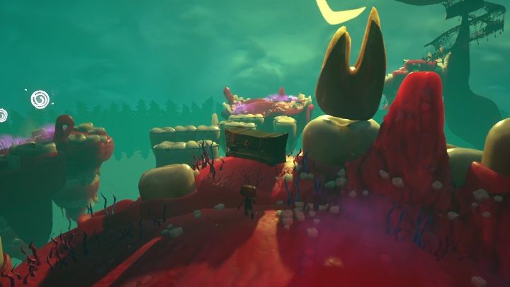 This baggage can be found on a platform, which can be reached by jumping across thoughts - Psychonauts 2: Emotional Baggage, Lobotos Labyrinth - where to find? - Lobotos Labryinth - Psychonauts 2 game guide