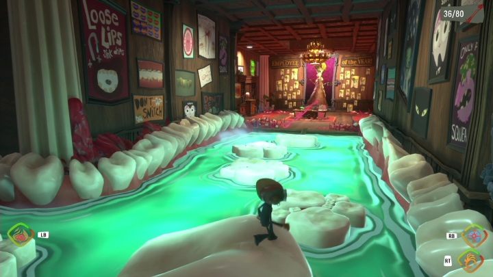 Location: Poster Gallery - Psychonauts 2: Emotional Baggage, Lobotos Labyrinth - where to find? - Lobotos Labryinth - Psychonauts 2 game guide