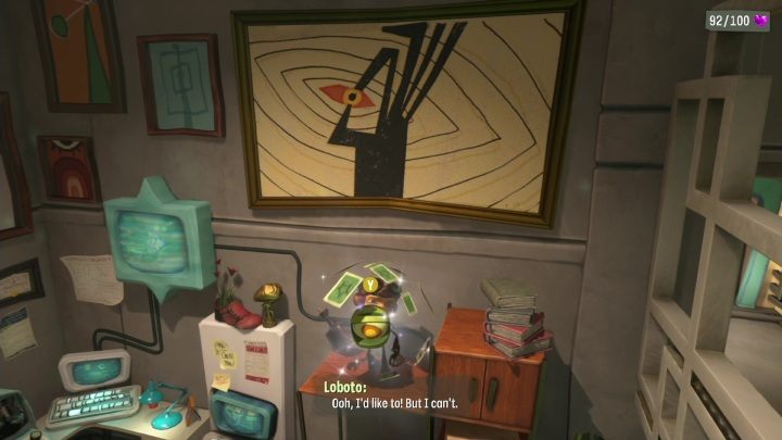Location: Agents - Psychonauts 2: PSI Challenge Marker, The Motherlobe - where to find? - The Motherlobe - Psychonauts 2 game guide