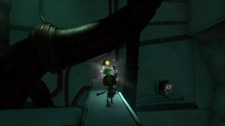 The marker can be found on top of the platform - Psychonauts 2: PSI Challenge Marker, The Motherlobe - where to find? - The Motherlobe - Psychonauts 2 game guide