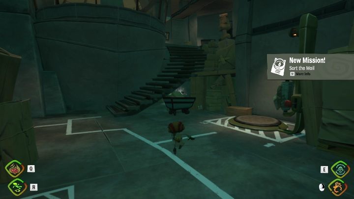 Location: Mailroom - Psychonauts 2: Supply Chest Keys, The Motherlobe - where to find? - The Motherlobe - Psychonauts 2 Guide