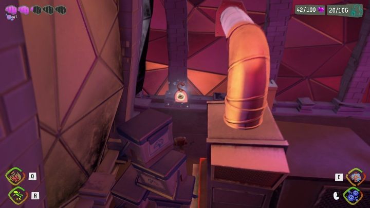 You'll find this tag on the roof of the casino, right next to the vents - Psychonauts 2: Emotional Baggage, Hollis Hot Streak - where to find? - Hollis Hot Streak - Psychonauts 2 Guide