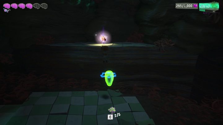 You'll find this secret in the suburbs, right in front of the fountain - Psychonauts 2: Half-A-Mind, Fords Follicles - where to find? - Fords Follicles - Psychonauts 2 Guide