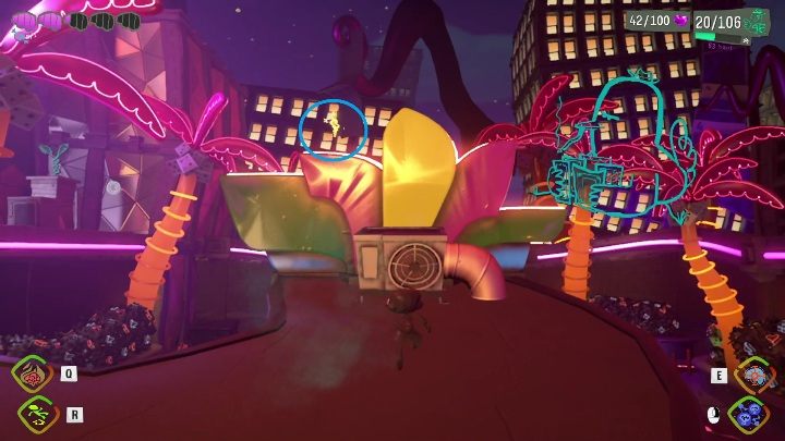 Location: Casino Parking Lot - Psychonauts 2: Nuggets of Wisdom, Fords Follicles - where to find? - Fords Follicles - Psychonauts 2 Guide