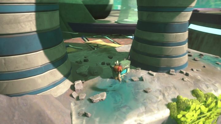 You'll find the chest right below the facility - Psychonauts 2: Supply Chests, The Quarry - where to find? - The Quarry - Psychonauts 2 Guide