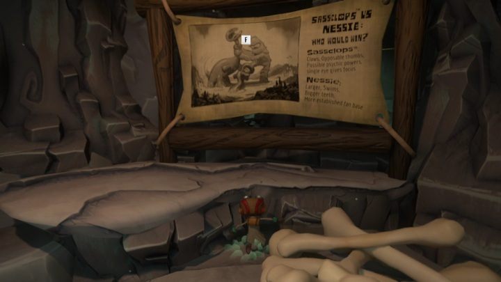 Location: Sassclops cave - Psychonauts 2: PSI Challenge Marker, Questionable Area - where to find? - Questionable Area - Psychonauts 2 Guide