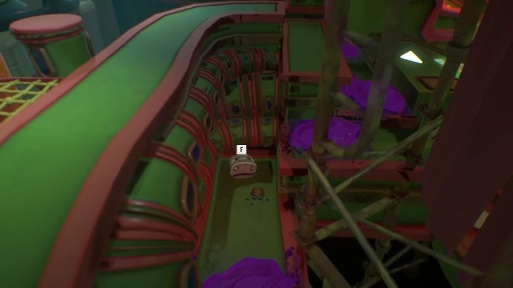 This tag can be found on a platform in the section with a pot used for cooking all sorts of things - Psychonauts 2: Emotional Baggage, Comptons Cookoff - where to find? - Comptons Cookoff - Psychonauts 2 Guide