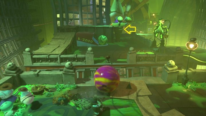 Location: Downtown Center - Psychonauts 2: Emotional Baggage, Strike City - where to find? - Strike City - Psychonauts 2 Guide