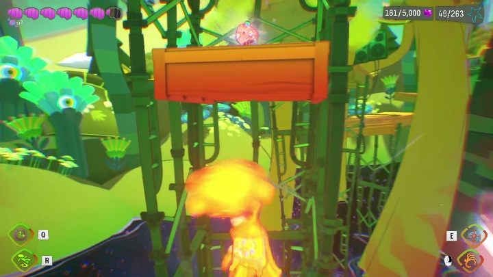 This Half-A-Mind is hidden on a wooden platform, right under the windmill - Psychonauts 2: Half-A-Mind, PSI Kings Sensorium - where to find? - PSI Kings Sensorium - Psychonauts 2 Guide