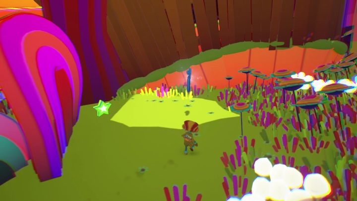 You will find this tag hidden behind the pink decoration - Psychonauts 2: Emotional Baggage, PSI Kings Sensorium - where to find? - PSI Kings Sensorium - Psychonauts 2 Guide