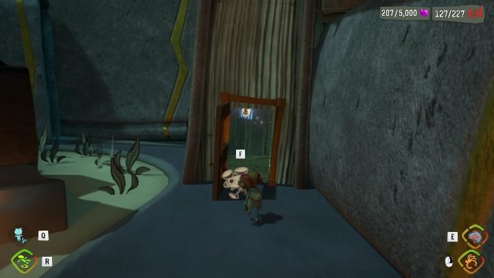 This tag is behind the door - Psychonauts 2: Emotional Baggage Cassies collection - where to find? - Cassies Collection - Psychonauts 2 Guide