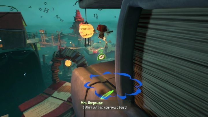 Jump to this tag when you go through the covers attached to a huge stack of books - Psychonauts 2: Emotional Baggage Cassies collection - where to find? - Cassies Collection - Psychonauts 2 Guide