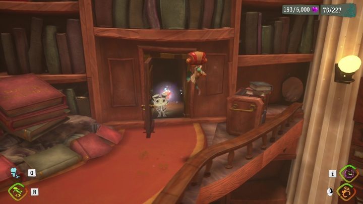 You'll find the secret behind the door - Psychonauts 2: Half-A-Mind, Cassies Collection - where to find? - Cassies Collection - Psychonauts 2 Guide