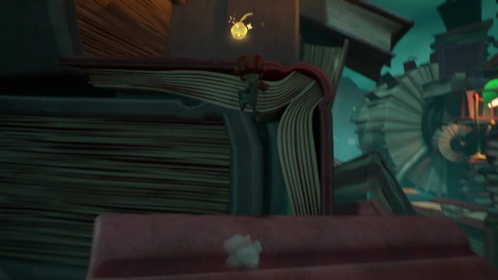 The last Nuggets of Wisdom in this location you will find on the books - Psychonauts 2: Nuggets of wisdom, Cassies Collection - where to find? - Cassies Collection - Psychonauts 2 Guide
