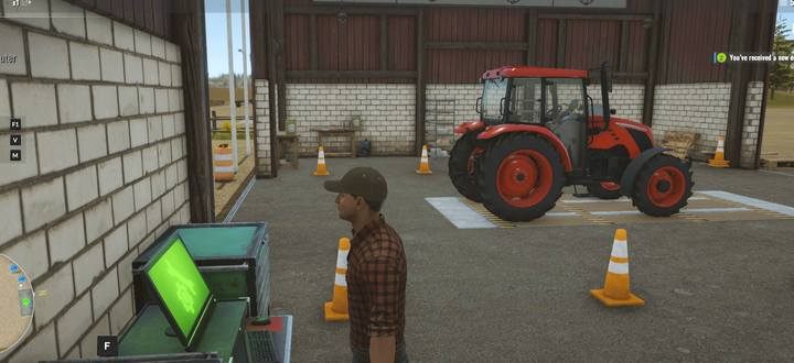 A repair terminal. - Machine Maintenance, repairing, washing and refueling in Pure Farming 2018 - Basic tips - Pure Farming 2018 Game Guide