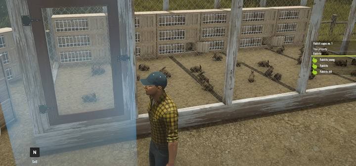 Raising rabbits. - Raising Rabbits and Chickens in Pure Farming 2018 - Farm work and investments - Pure Farming 2018 Game Guide