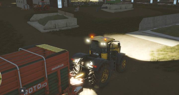 Grass that has been cut can be stored in heaps next to your barns. - Grass and silage in Pure Farming 2018 - Farm work and investments - Pure Farming 2018 Game Guide