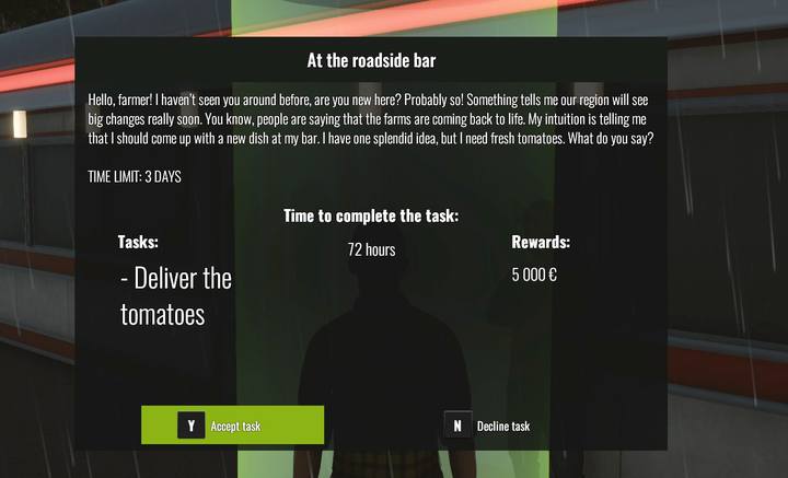 The quest is simple and you get much more money than if you decided to sell them yourself. - The world at your feet | Story mode walkthrough Pure Farming 2018 - Story Mode - Pure Farming 2018 Game Guide