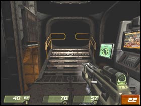 On lower level, you should see the rest of your squad - Hangar Perimeter - Walkthrough - Quake 4 - Game Guide and Walkthrough