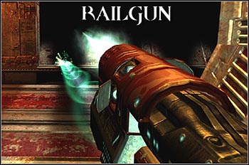 Thanks to installed sight and bonus damage, it's perfect sniper's weapon - Weapons - Quake 4 - Game Guide and Walkthrough