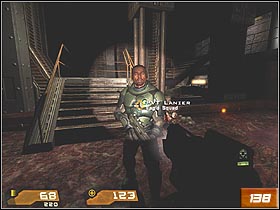 After passing through the small tunnel, youll hear the characteristic hiss spent by the acid device - Waste Processing Facility - Walkthrough - Quake 4 - Game Guide and Walkthrough