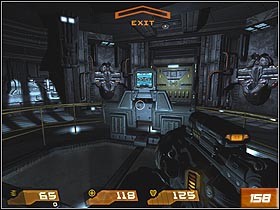 All rooms were cut off from themselves due to the fences (#157) and its necessary to open them with panels - Data Storage Security - Walkthrough - Quake 4 - Game Guide and Walkthrough
