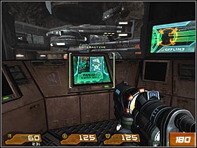 Dont return with the same way, but get to the next door (#178) - Tram Hub Station - Walkthrough - Quake 4 - Game Guide and Walkthrough