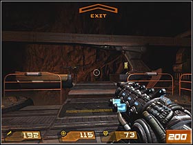 When you regain control, youll notice surely that you are located very close to the railway that brought Kane to this tower - Data Processing Terminal - Return - Walkthrough - Quake 4 - Game Guide and Walkthrough